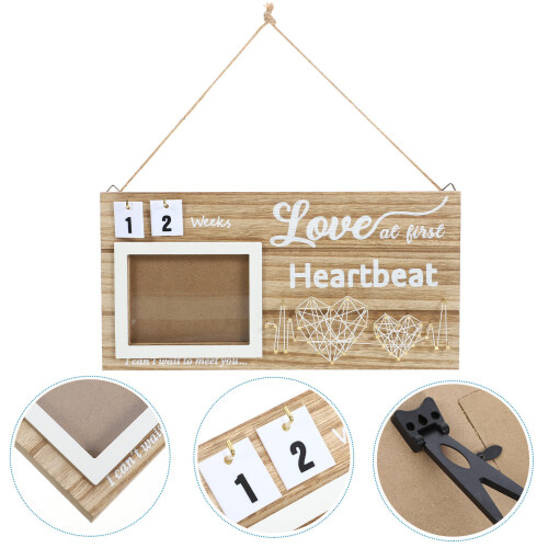 Bilderrahmen Sonogramm Baby Shower 1