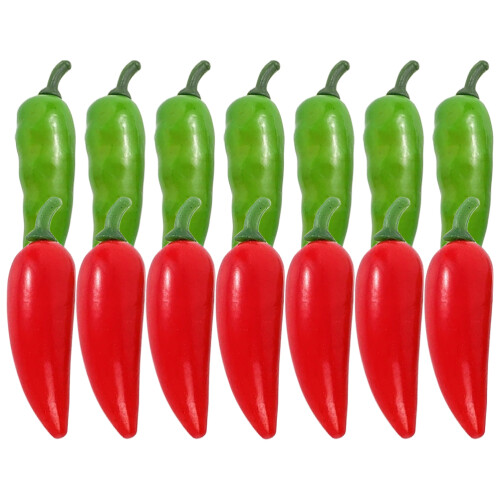 40Stk Simulierter Pfeffer Künstliches Pfeffermodell Chili
