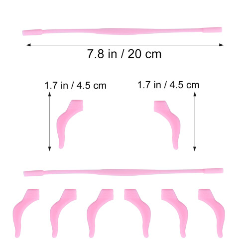 5 elastik silikon brillenhalter für kinder mit etui 1