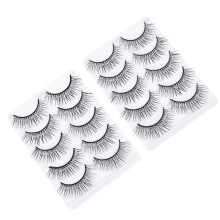 10 Paar Handgemachte Bandwimpern Mehrlagige Wimpern