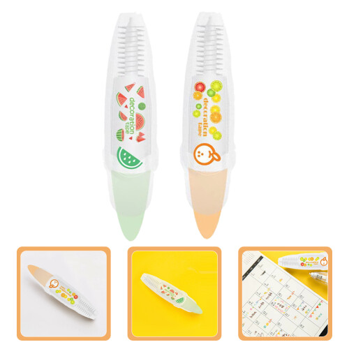 2Stk Diy Spitzenband Stift Aufkleber 2