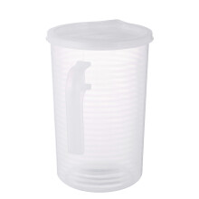 1St Pp Kunststoff Messbecher Mit Transparent 2000Ml Mit Deckel