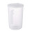 1St Pp Kunststoff Messbecher Mit Transparent 2000Ml Mit Deckel 1