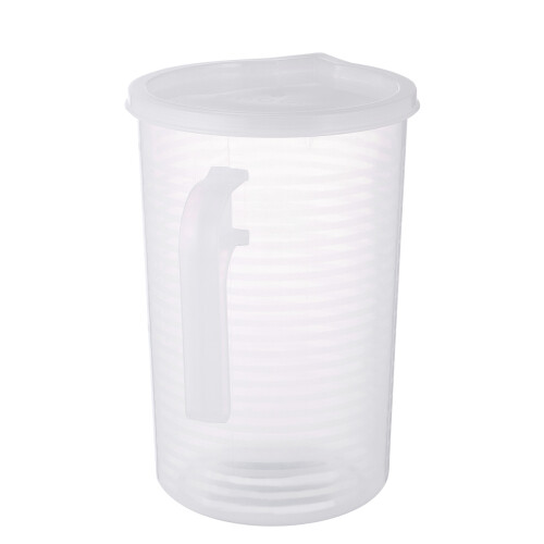 1St Pp Kunststoff Messbecher Mit Transparent 2000Ml Mit Deckel