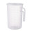 1St Pp Kunststoff Messbecher Mit Transparent 2000Ml Mit Deckel 8