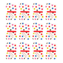 100Stk Lollipop Deko Karten Aus Papier Bunte Party Geschenkverpackung