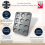 2 Pack 12 Hole 36cm Yorkshire Pudding/ Cake Tray 2