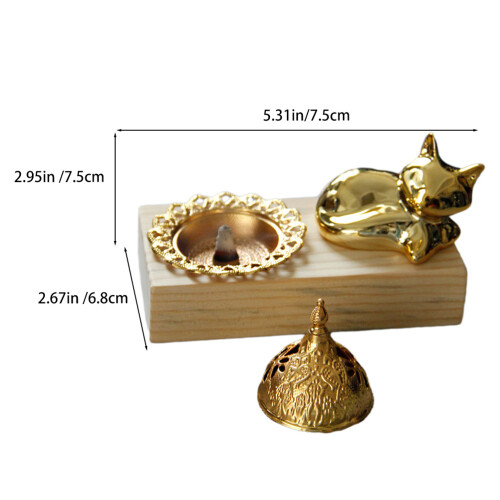 1 Set Räucherstäbchenhalter Räucherschale Büro Ornament 1