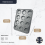 2 Pack 12 Hole 36cm Yorkshire Pudding/ Cake Tray 5