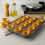 2 Pack 12 Hole 36cm Yorkshire Pudding/ Cake Tray 6