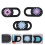 3er-pack chrysanthemenmuster webcam-abdeckung für pc laptop 3