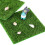 4 unid. mini enfeite grama artificial com , 15x15 cm 5