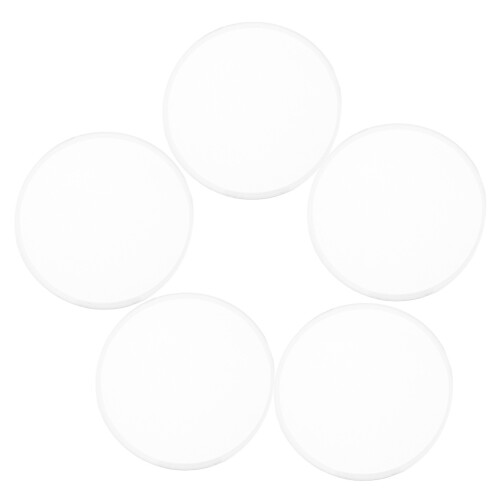 5 leques dobráveis compactos de mão redondos para