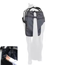 Black Horse Diaper Poop Storage Bag Waterproof PU Lining Large Horse Manure Container
