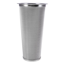 Silberner Edelstahl Kaffee- Und Teesieb Feinmaschiger Filter