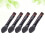 50 doppelseitiger lidschatten- -applikator schwarz 8