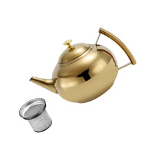 Aus Teekessel Teekannen Golden Rostfreier Stahl