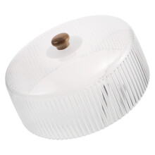 Clear Cake Dome Abdeckung Kunststoff Cupcake Glocke Gewellt