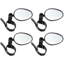 4Stk Mountainbike Rückspiegel Schwarz Leichtes Material Für Lenker