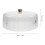 Clear Cake Dome Abdeckung Kunststoff Cupcake Glocke Gewellt 2