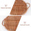 1Pc Premium Willow Food Storage Tray Brown Home Tableware 9
