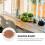 1Pc Premium Willow Food Storage Tray Brown Home Tableware 11