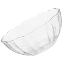 Bol Redondo Transparente De Acrílico 13,2 Cm Para Ensalada,