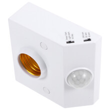Verstellbare E27 LED Lampe Mit Bewegungsmelder Für Zuhause Büro Garage