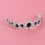 Baroque Vintage Kroon Legering Tiara Bruiloft Donkerblauw 6
