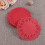 100st Runde Papierdeckchen Blumenpapier Hochzeit 7