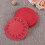 100st Runde Papierdeckchen Blumenpapier Hochzeit 3