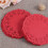 100st Runde Papierdeckchen Blumenpapier Hochzeit 8