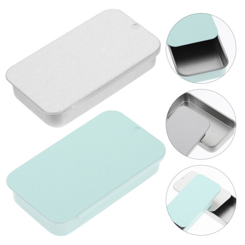 2pcs Kleine Metallbox Vogel Snack Box 2
