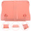 Porte-Livres Portable Rose ABS Pour Lecture Confortable 4