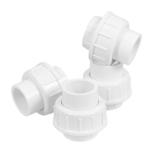 4Stk Weiße PVC Rohrverbinder Übergangsmuffe Für Wasser Abwasser
