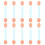 100Stk Doppelseitige Lidschattenpinsel Mit 2