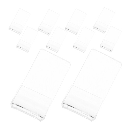 20Pièces Support Mural Vinyle Transparent Rangement
