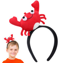 1Stk Kinder Haarband Rotes Stoff Kopfschmuck