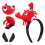 1Stk Kinder Haarband Rotes Stoff Kopfschmuck 6