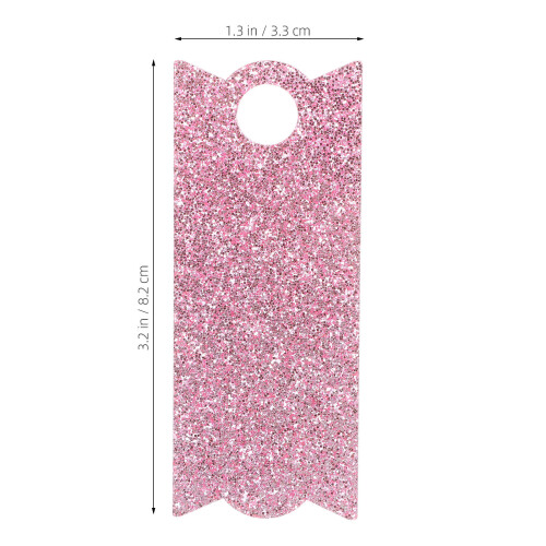 Worgeous 3 Teile Pop Leere Glitzer Namensschild 1