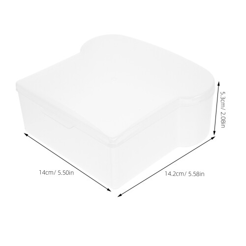 Toastform Sandwichbox Durchsichtbarer Lebensmittelbehälter 1