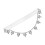Thigh Garters Sposa Elastico Argento Per Cerimonia 1