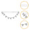 Thigh Garters Sposa Elastico Argento Per Cerimonia 5