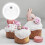 1St Dessert Display Deckel Kuchenpräsentation Display Transparent 4