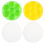 2Pcs Silicone Honeycomb Ice Cube Makers Assorted Color Ice Mold Tray 6