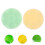 2Pcs Silicone Honeycomb Ice Cube Makers Assorted Color Ice Mold Tray 3