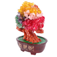 1 geldbaum-schmuck kristall-bonsai tischdekoration