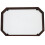 Glass Blumenmuster Holz Tablett Snack Tablett 9