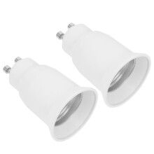 2 lampenfassungsadapter g9 auf e27, hochfester glühlampenadapter