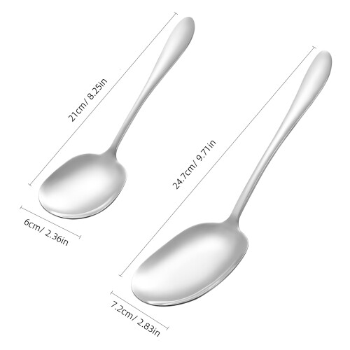 2 servierlöffel für dinner und reis 2